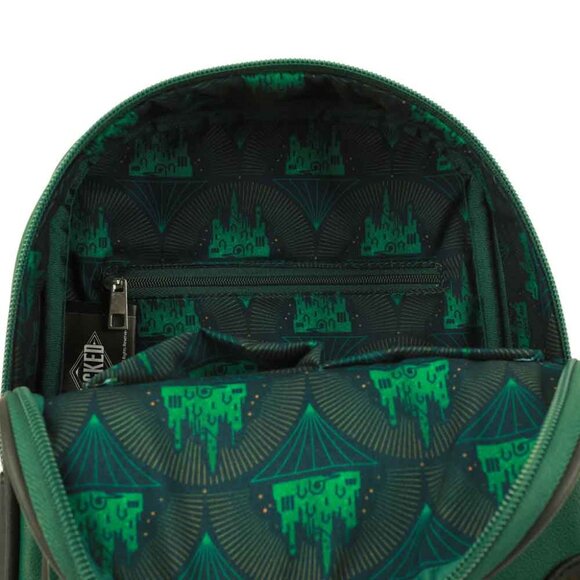 Wicked Wizard of OZ Mini Backpack with Emerald City Wallet - Picture 10 of 16